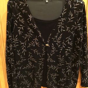 Elementz velvet sparkles top